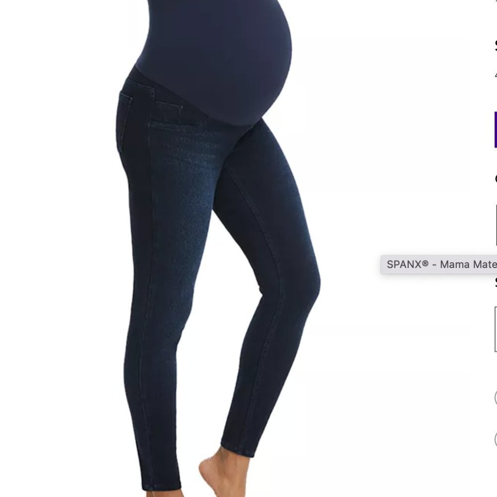 SPANX Women's Skinny Jeans - Dark Blue
